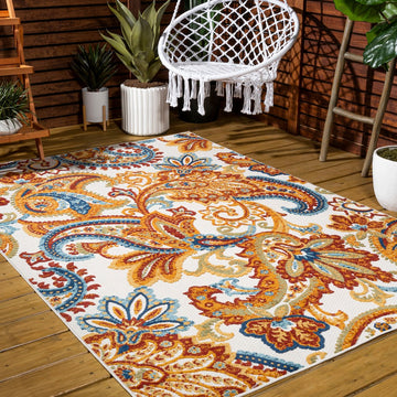 Gordes Paisley High-low Indoor/outdoor Area Rug